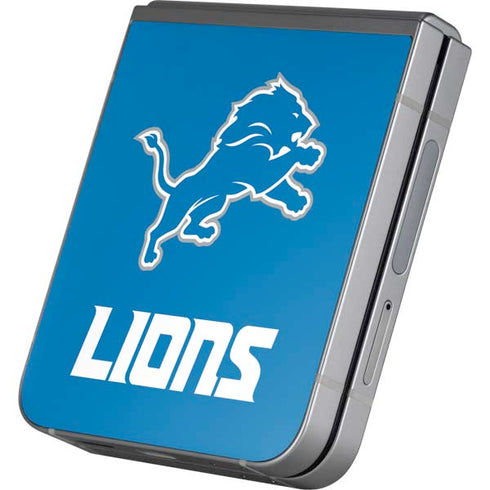 NFL Detroit Lions Distressed Galaxy Z Flip6 Skin